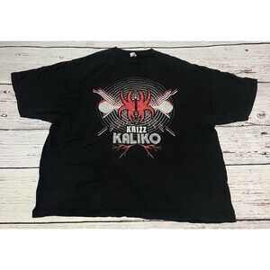 Krizz Kaliko Strange Music T Shirt 3XL Spider Vintage Design Rare HTF